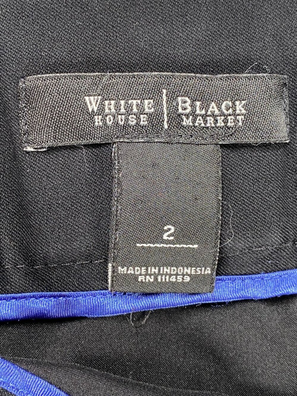 White House Black Market Pencil Skirt Women's 2 Black Office Casual - Picture 7 of 12